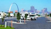 RV Park at Casino Queen in St Louis Illinois